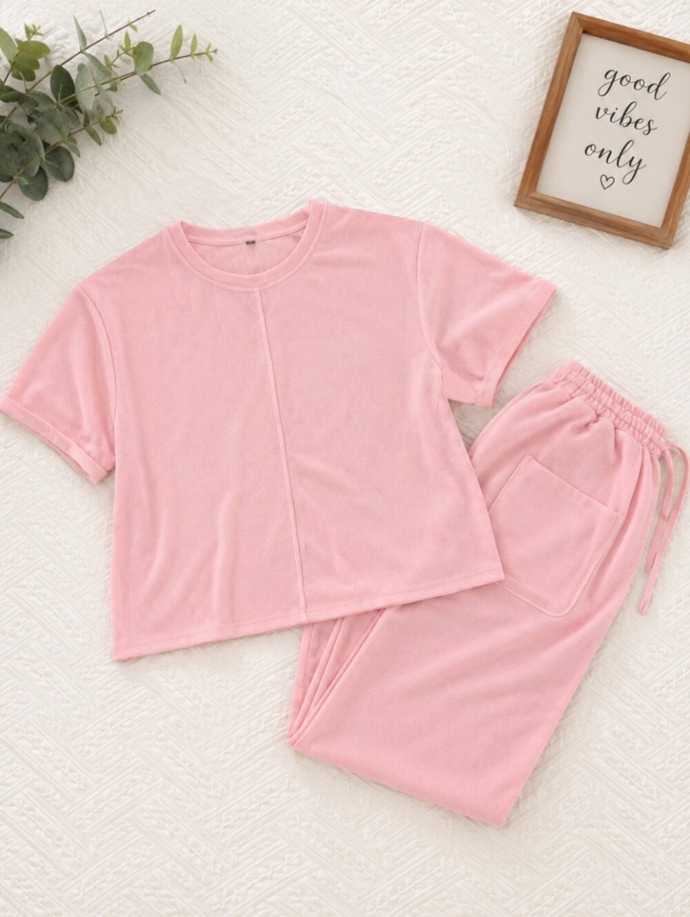 Pink Women's Loungewear Set